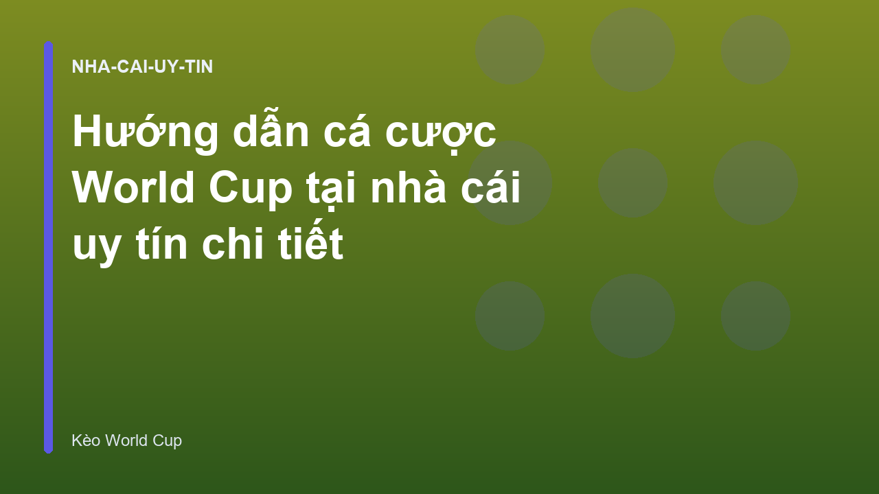 Read more about the article Hướng dẫn cá cược World Cup tại nhà cái uy tín chi tiết